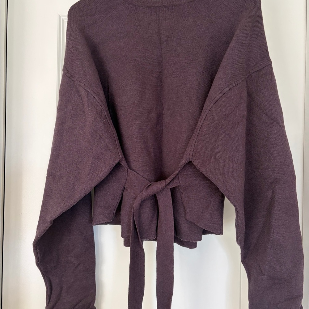 Zara Knit Sweater in Deep Purple